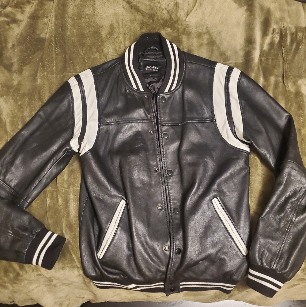My favorite jacket. Barney's is a classic brand that no longer has stores. 500$